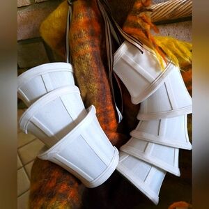 Set of 8 Silk Dupioni Chandelier Shades